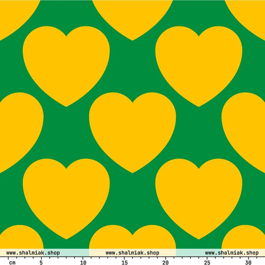 ELLIE LOVE yellow green | SHALMIAK