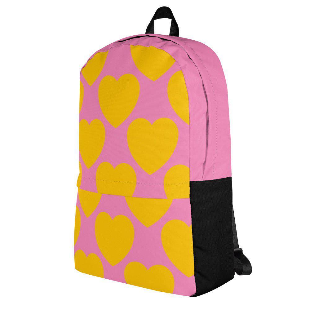 ELLIE LOVE yellow pink - Backpack | SHALMIAK