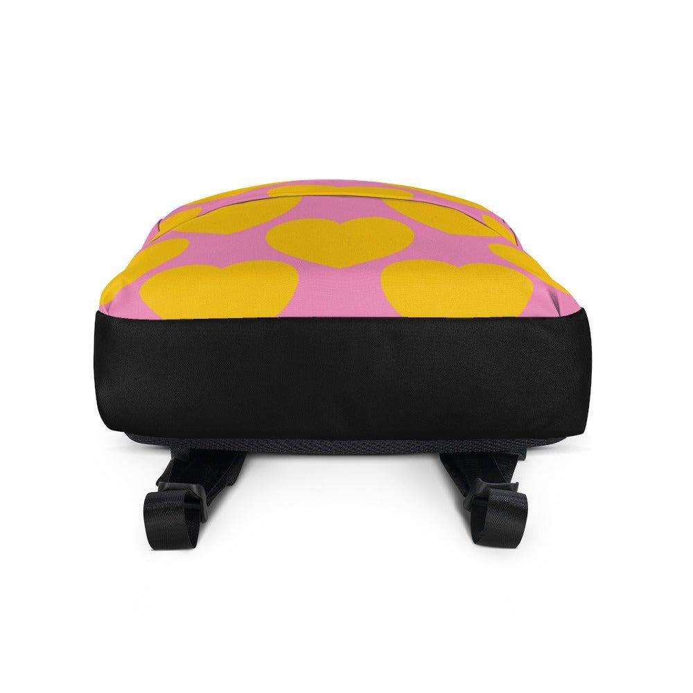 ELLIE LOVE yellow pink - Backpack | SHALMIAK