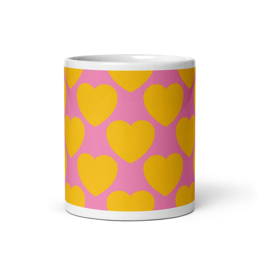 ELLIE LOVE yellow pink - Mug | SHALMIAK