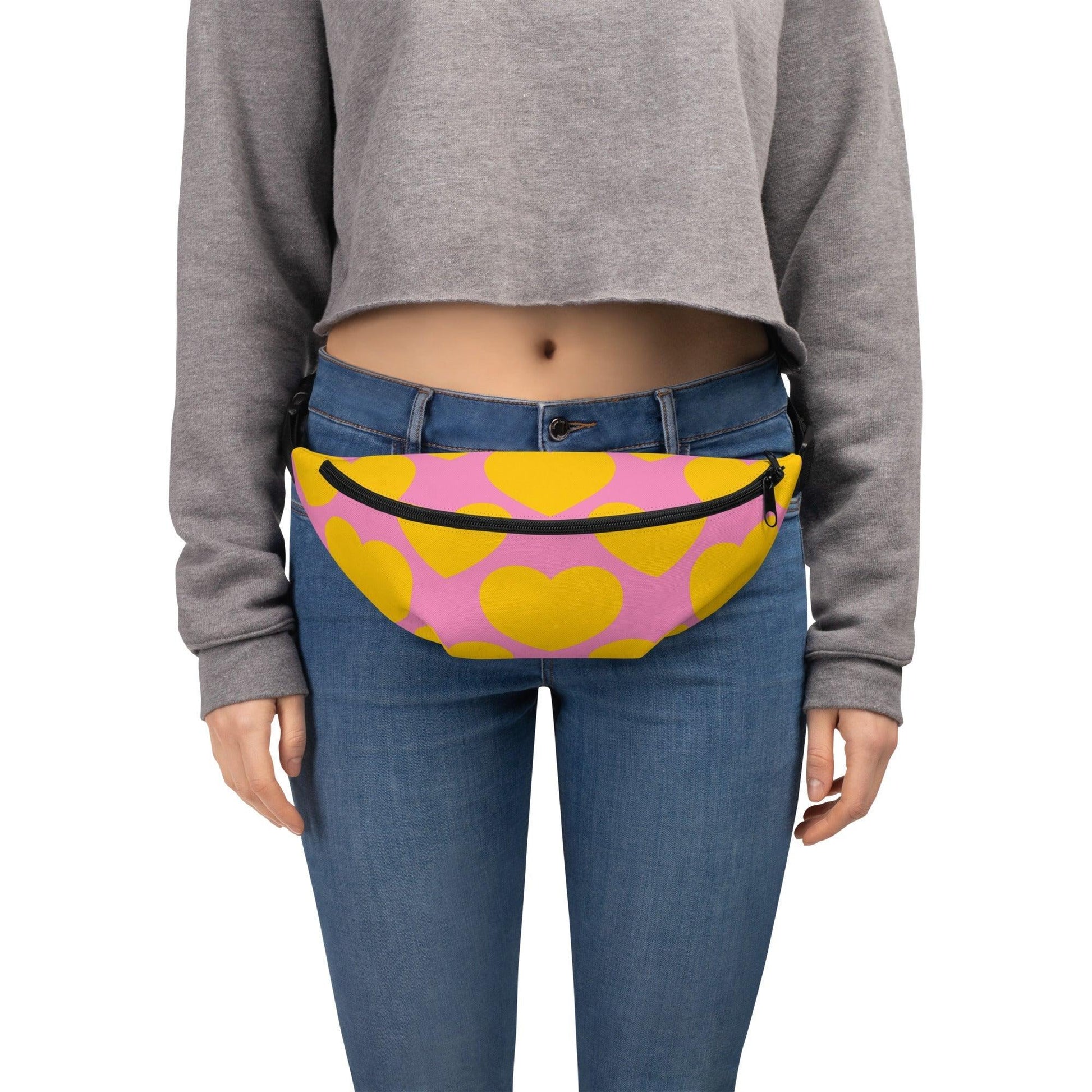ELLIE LOVE yellow pink - Fanny Pack | SHALMIAK