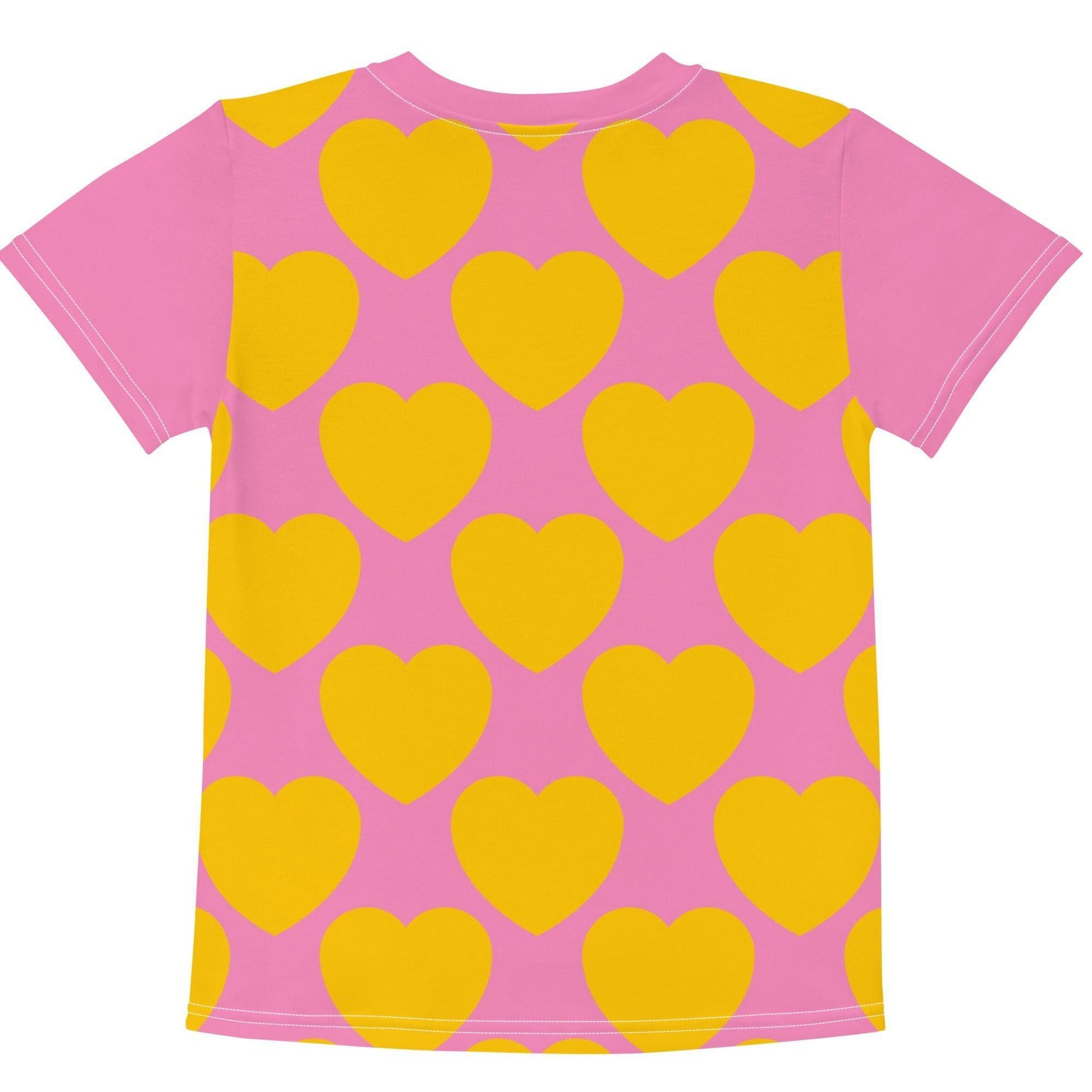 ELLIE LOVE yellow pink - Kids' T-Shirt | SHALMIAK