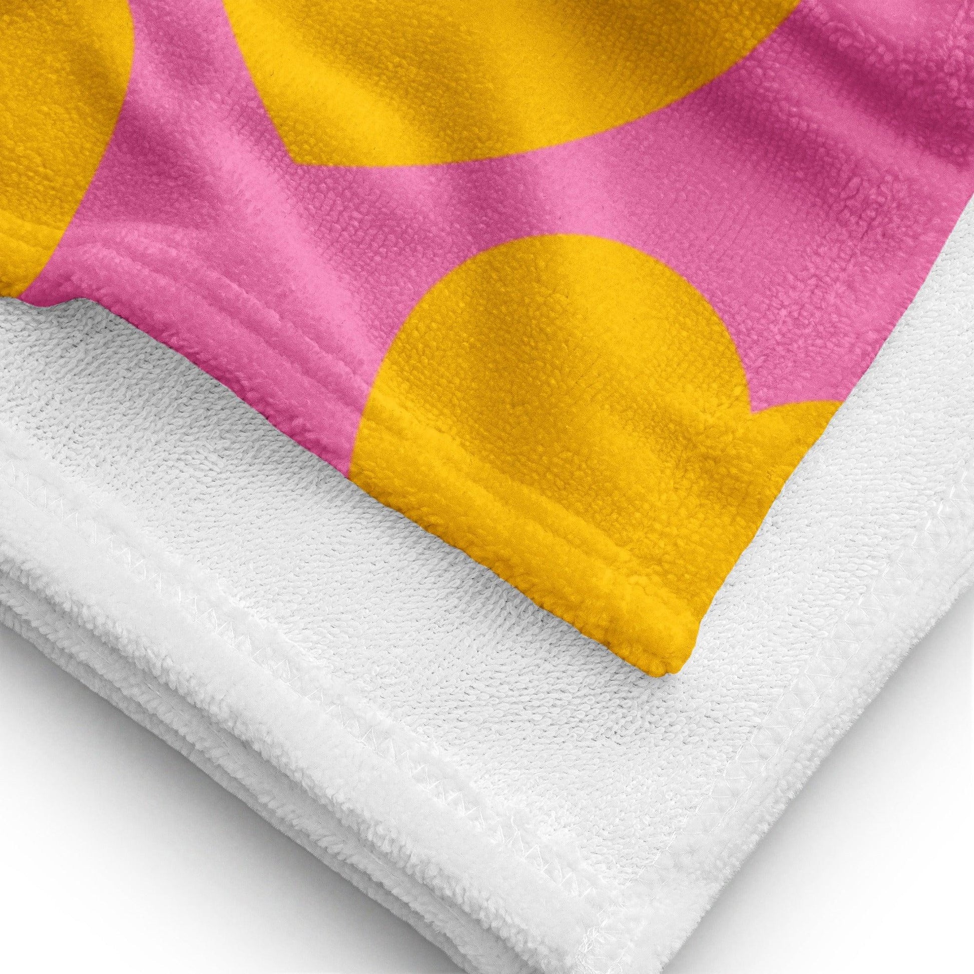 ELLIE LOVE yellow pink - Towel