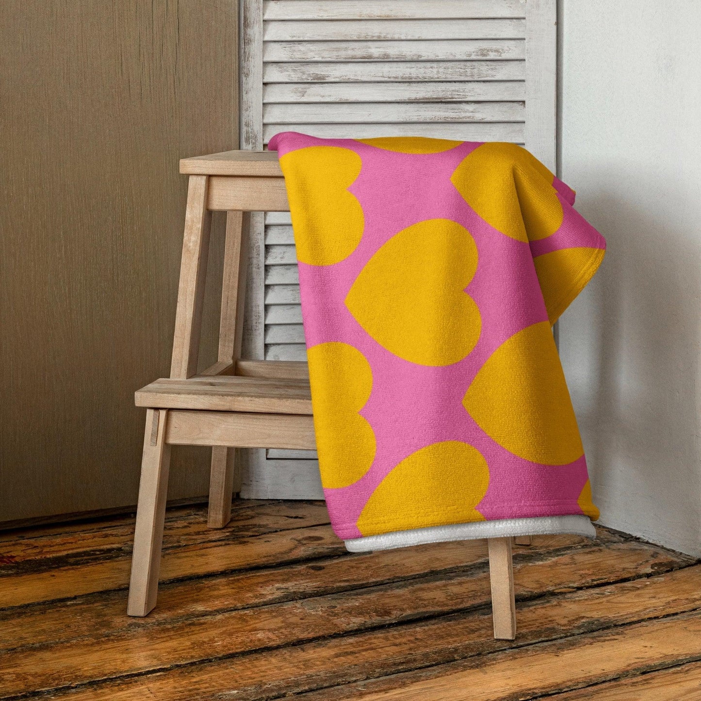 ELLIE LOVE yellow pink - Towel