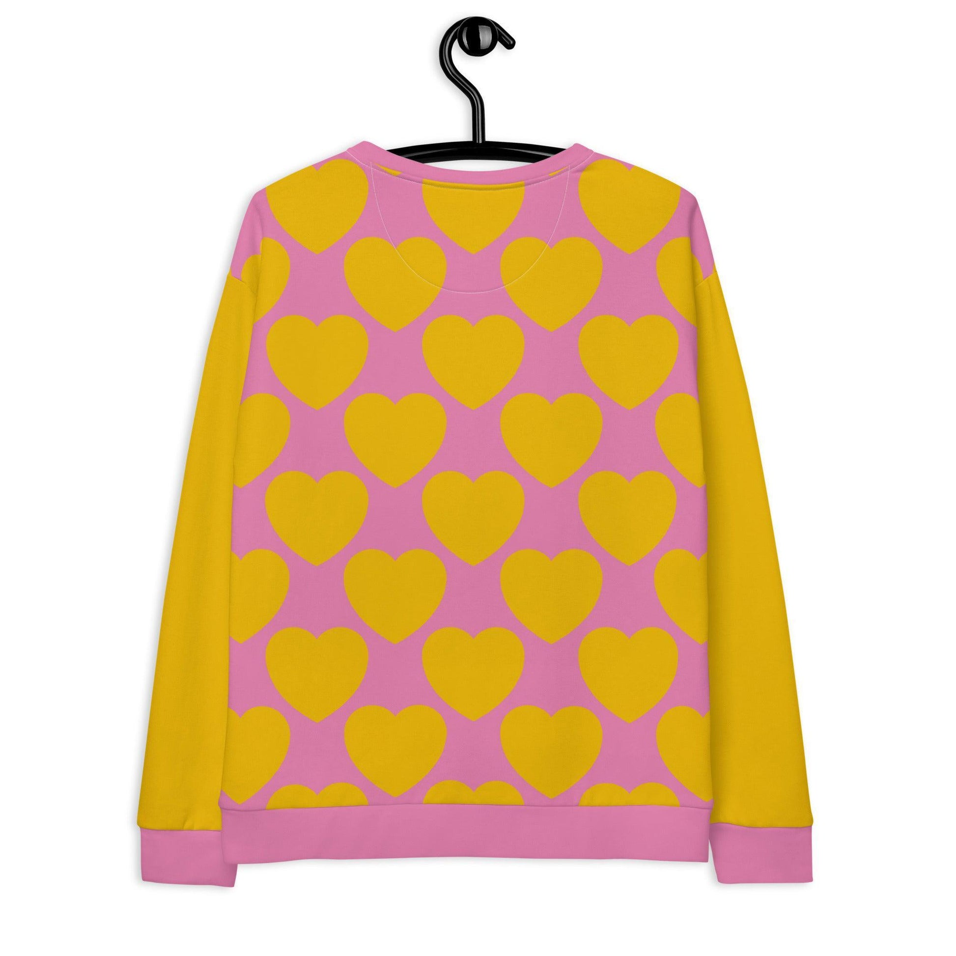 ELLIE LOVE yellow pink - Sweatshirt | SHALMIAK