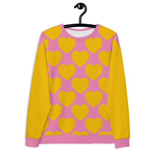 ELLIE LOVE yellow pink - Sweatshirt | SHALMIAK
