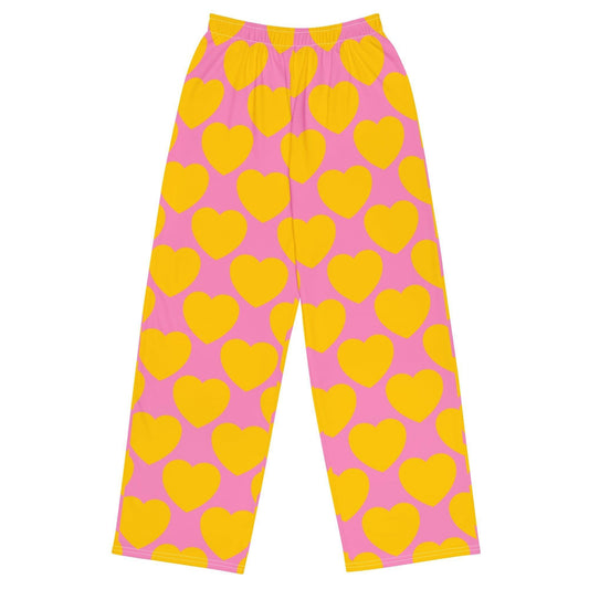 ELLIE LOVE yellow pink - Pants | SHALMIAK