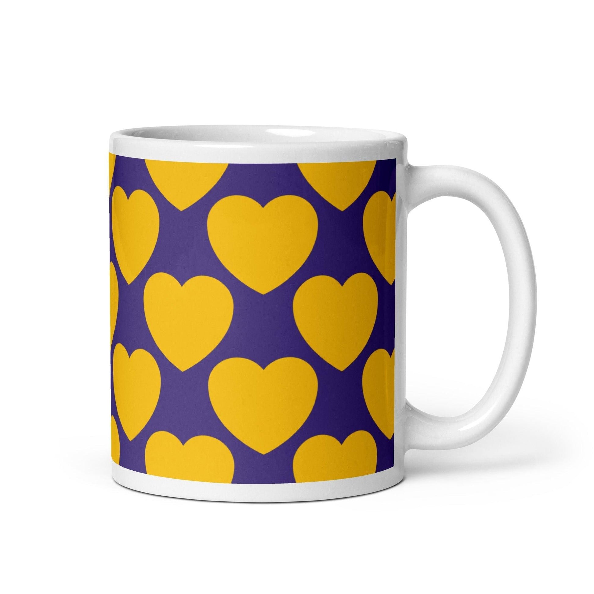 ELLIE LOVE yellow purple - Mug | SHALMIAK