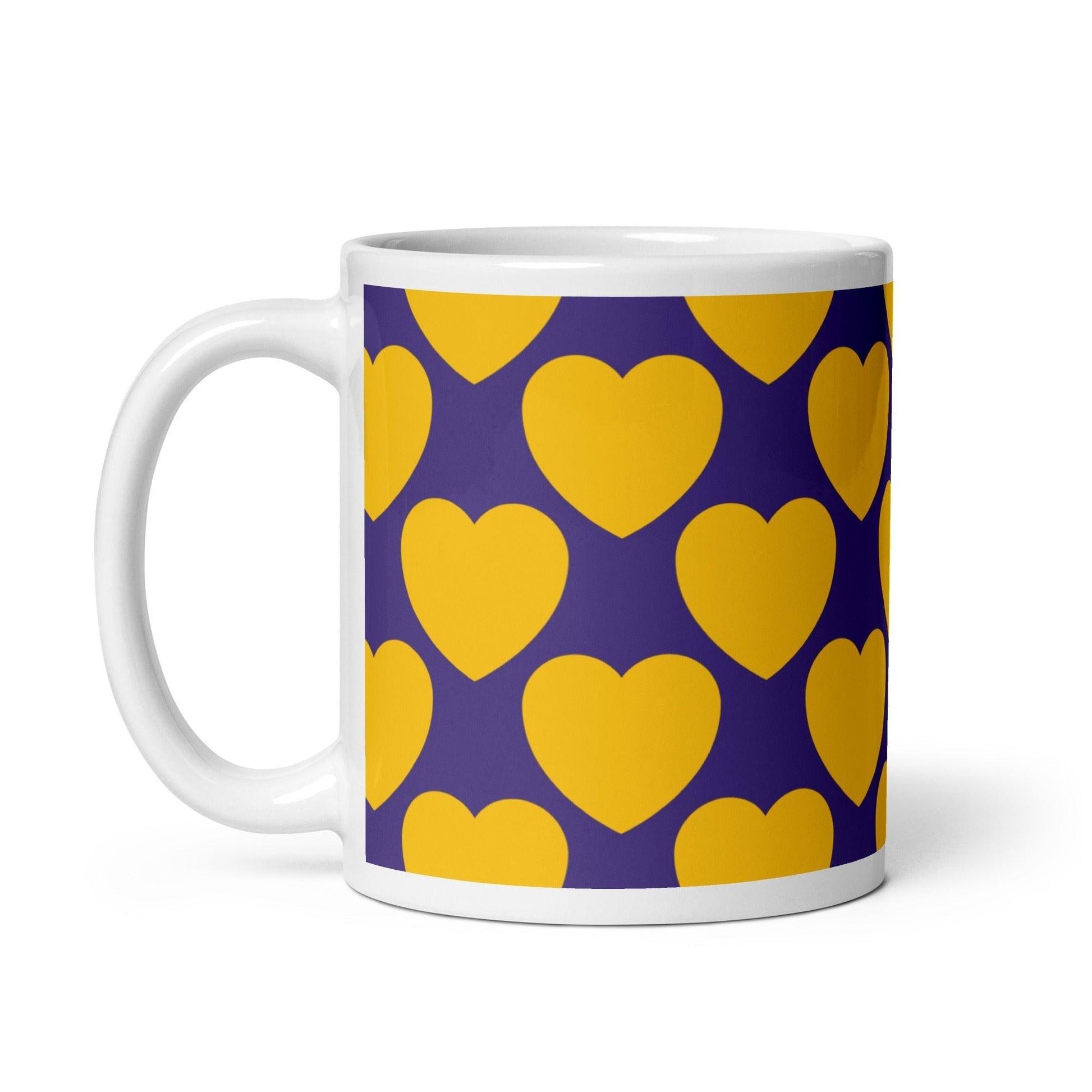 ELLIE LOVE yellow purple - Mug | SHALMIAK