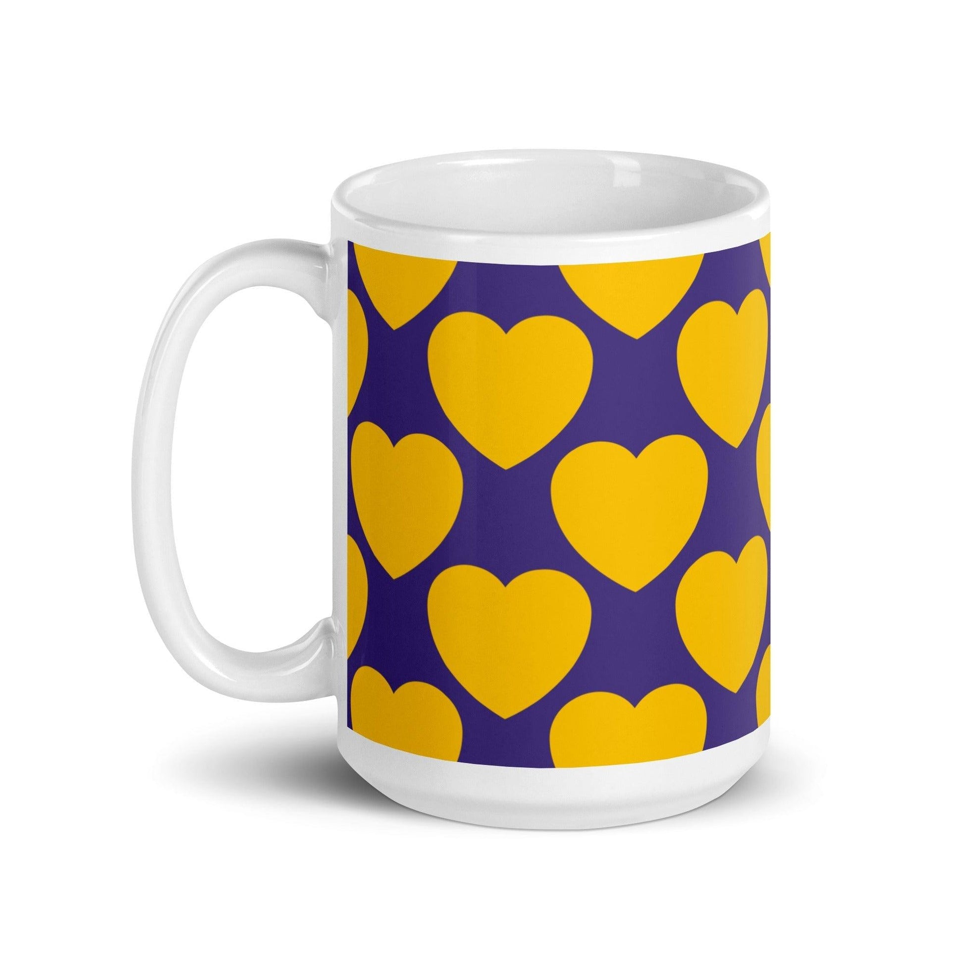 ELLIE LOVE yellow purple - Mug | SHALMIAK