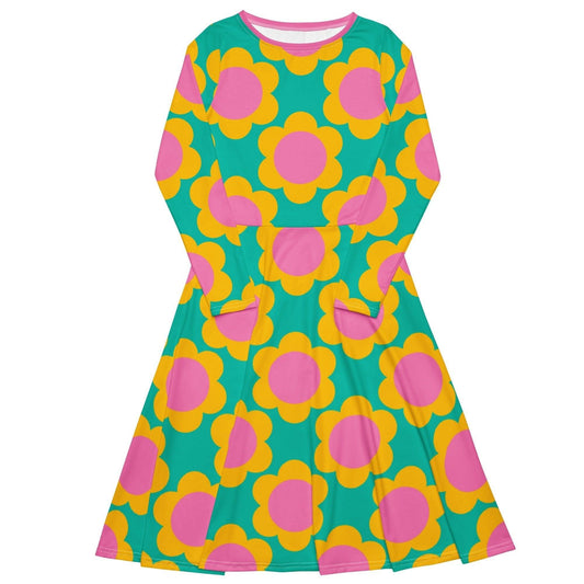 ELLIE - Midi Dress With Pockets | SHALMIAK