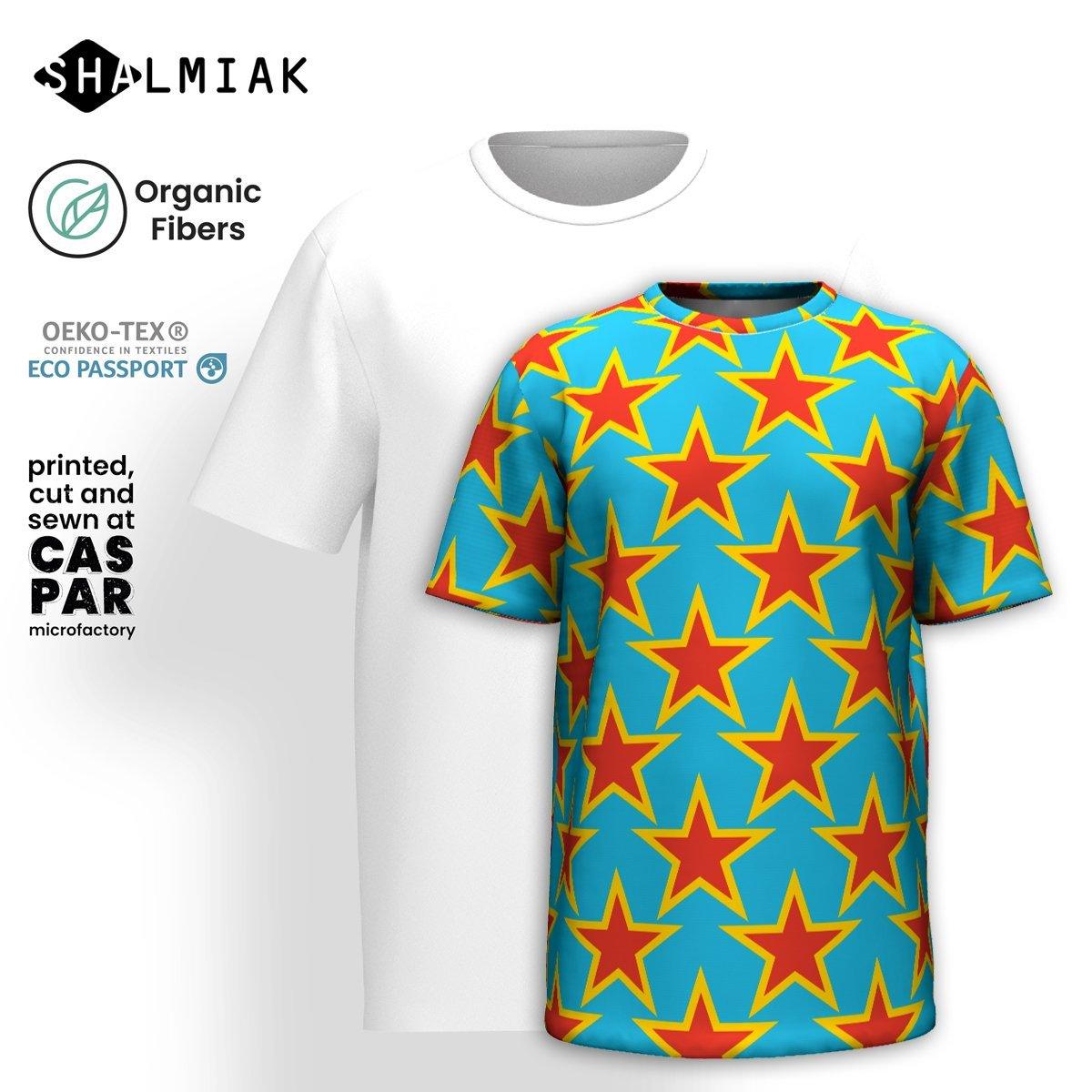 ELLIE STAR turquoise - Organic Cotton T-Shirt | SHALMIAK
