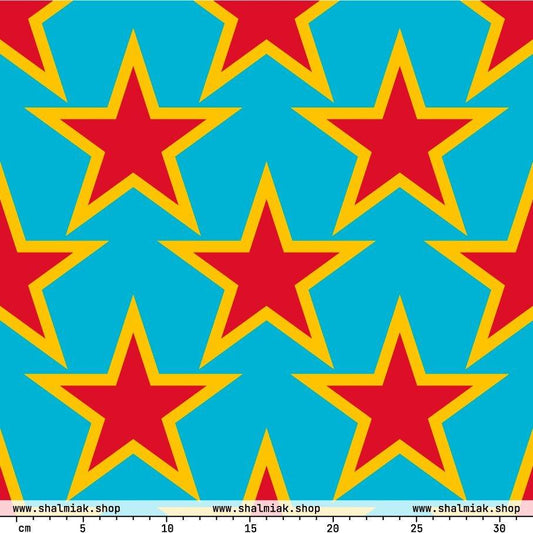 Fabric - ELLIE STAR turquoise