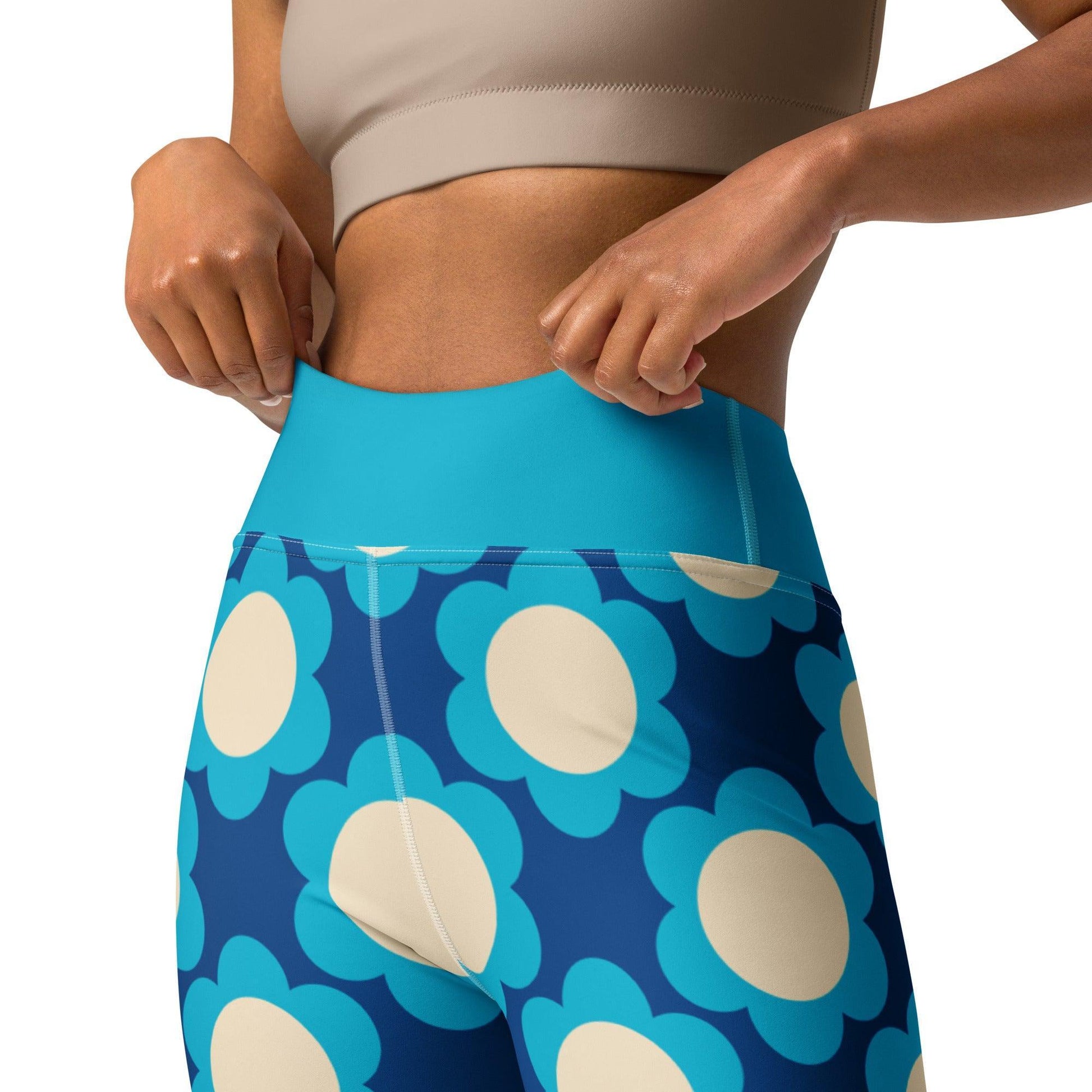 ELLIE blue -2- Yoga Leggings | SHALMIAK