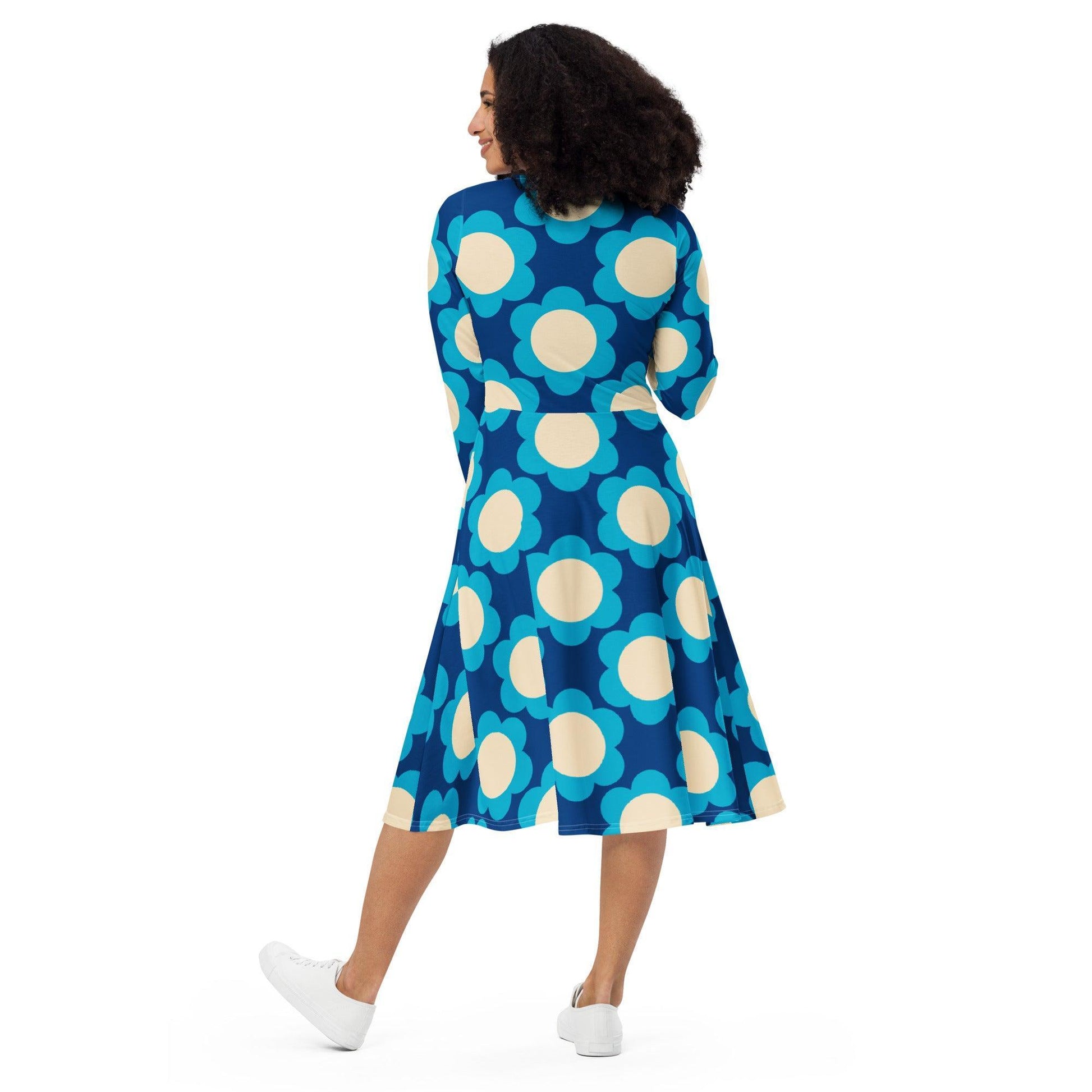 ELLIE blue - Midi Dress With Pockets