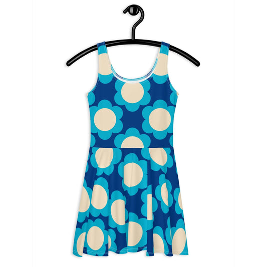 ELLIE blue - Skater Dress | SHALMIAK