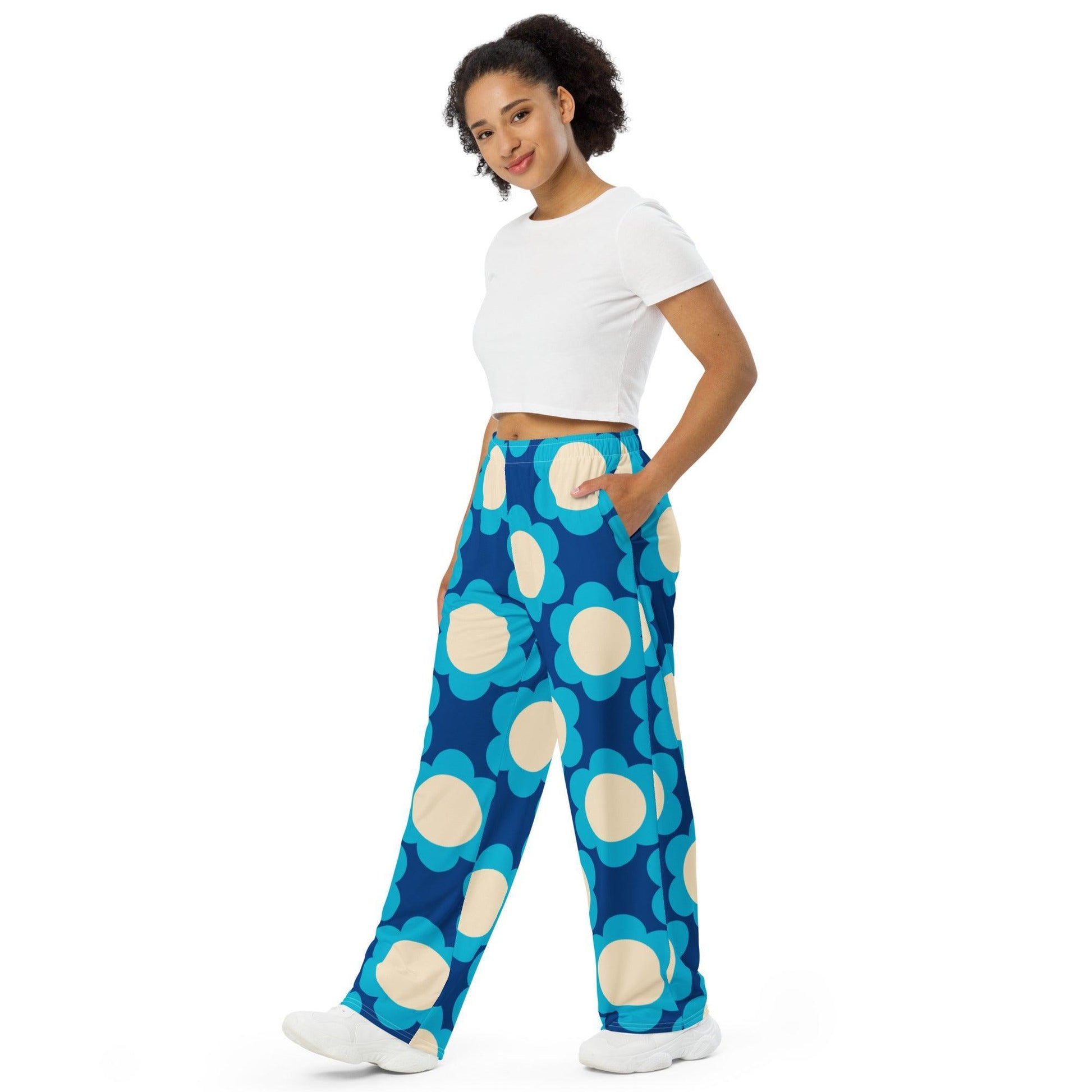ELLIE blue - Pants | SHALMIAK