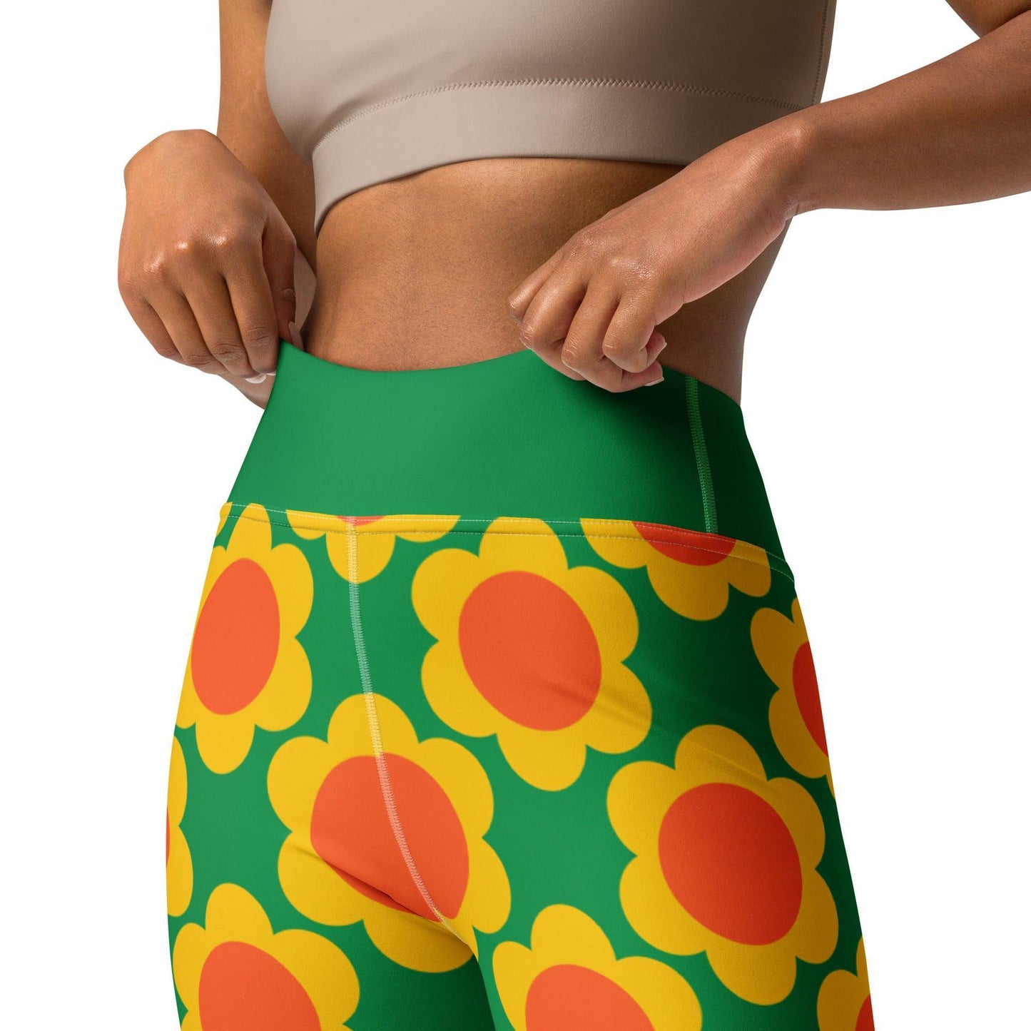 ELLIE green -2- Yoga Leggings | SHALMIAK