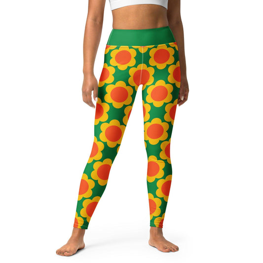 ELLIE green -2- Yoga Leggings | SHALMIAK