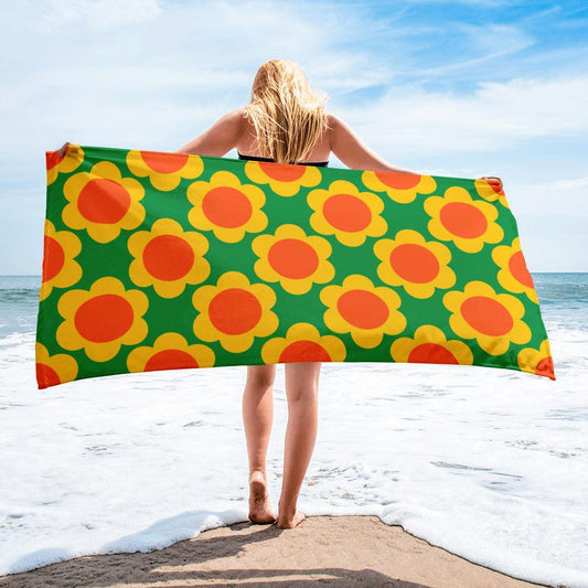 ELLIE green - Towel | SHALMIAK