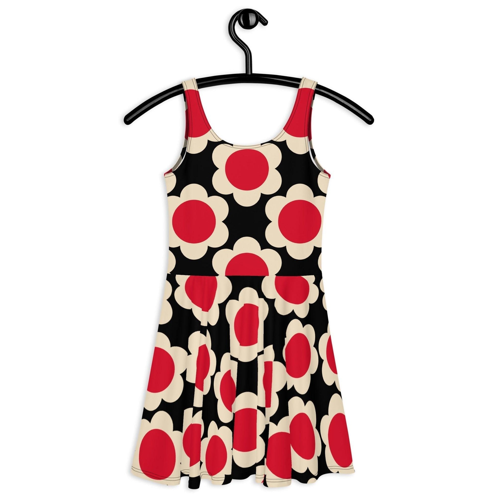 ELLIE red black - Skater Dress