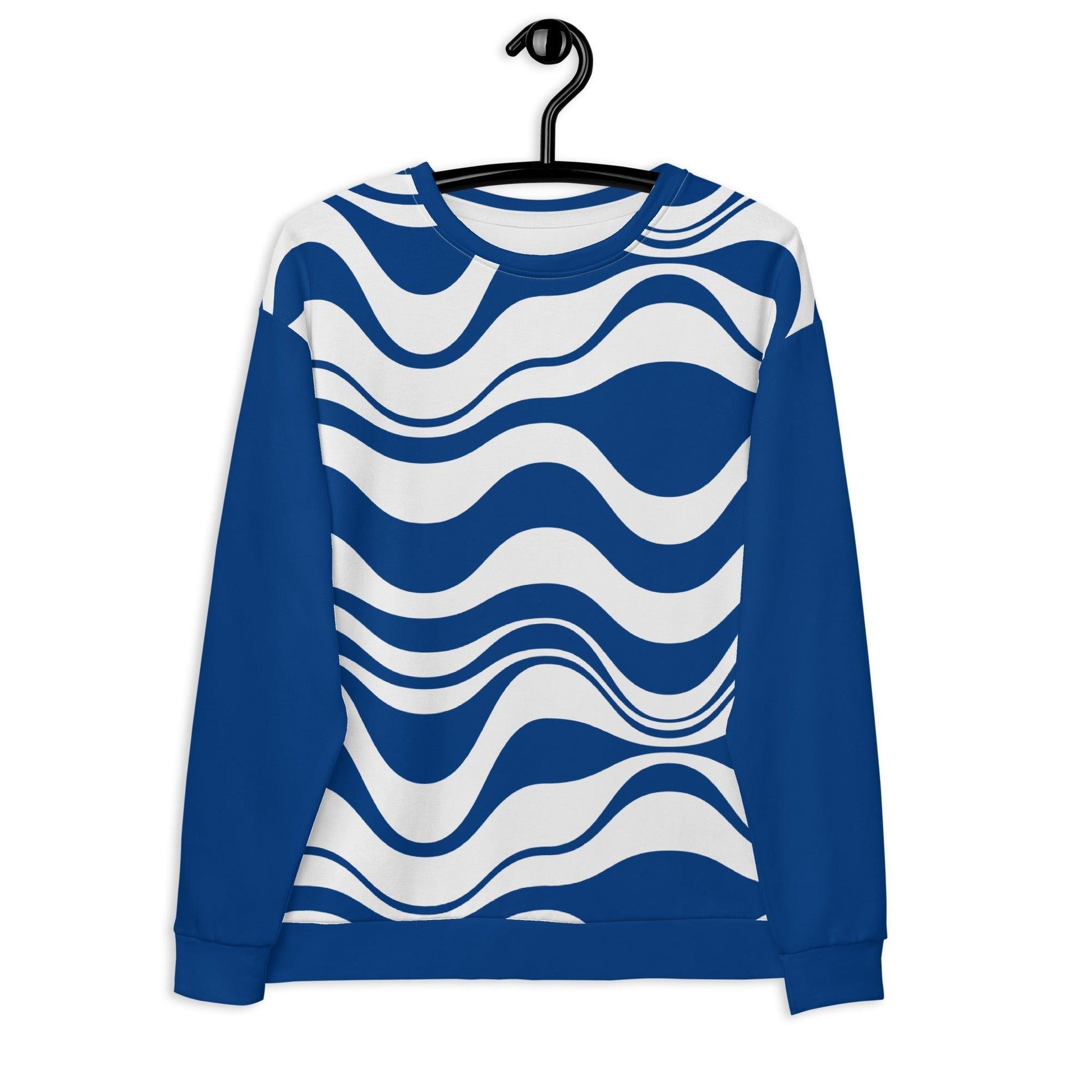 ENERGY WAVES blue - Sweatshirt | SHALMIAK