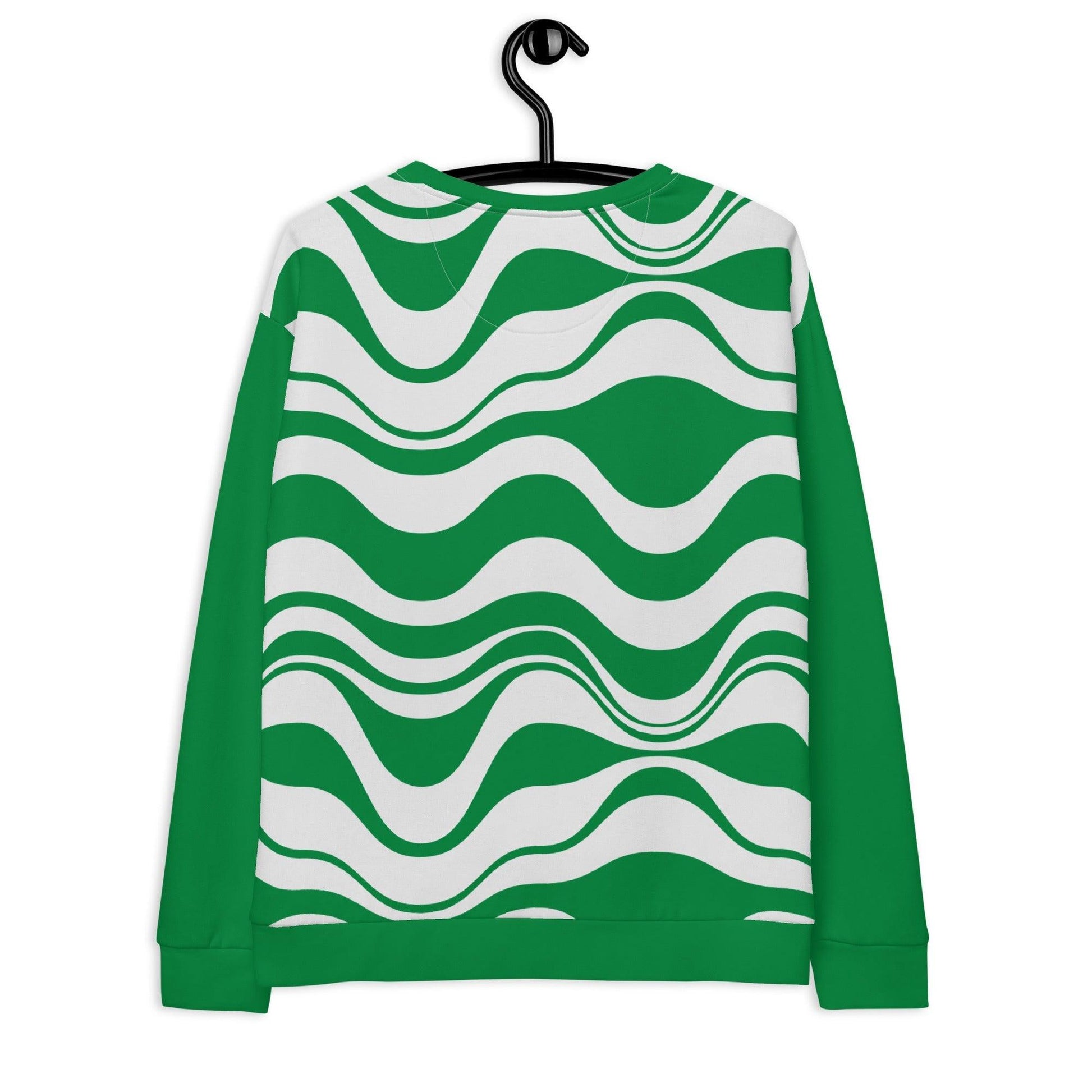 ENERGY WAVES green - Sweatshirt | SHALMIAK