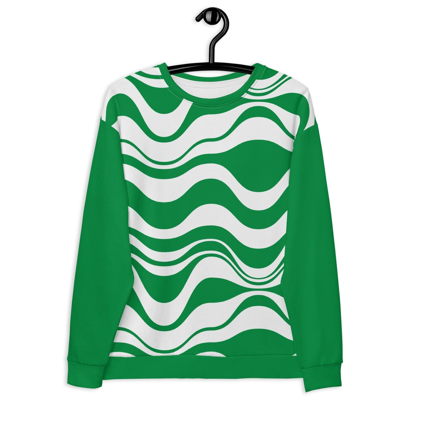 ENERGY WAVES green - Sweatshirt | SHALMIAK