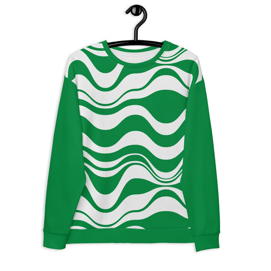 ENERGY WAVES green - Sweatshirt | SHALMIAK