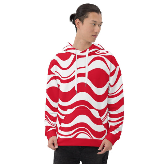 ENERGY WAVES red - Hoodie