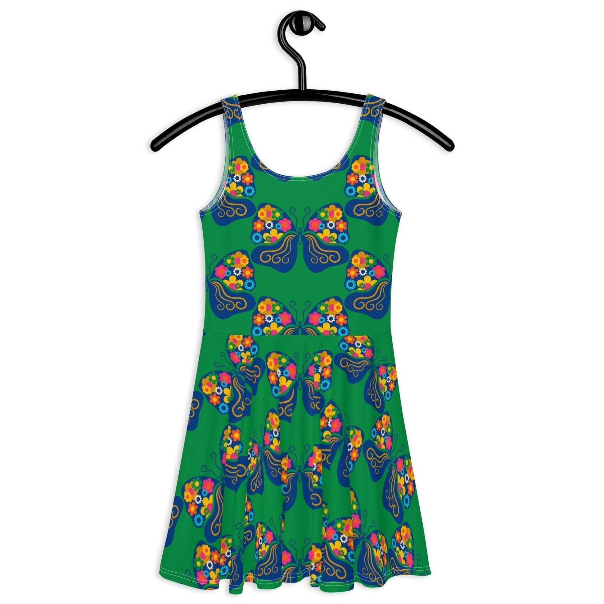 FAB FLOVERYFLY green - Skater Dress