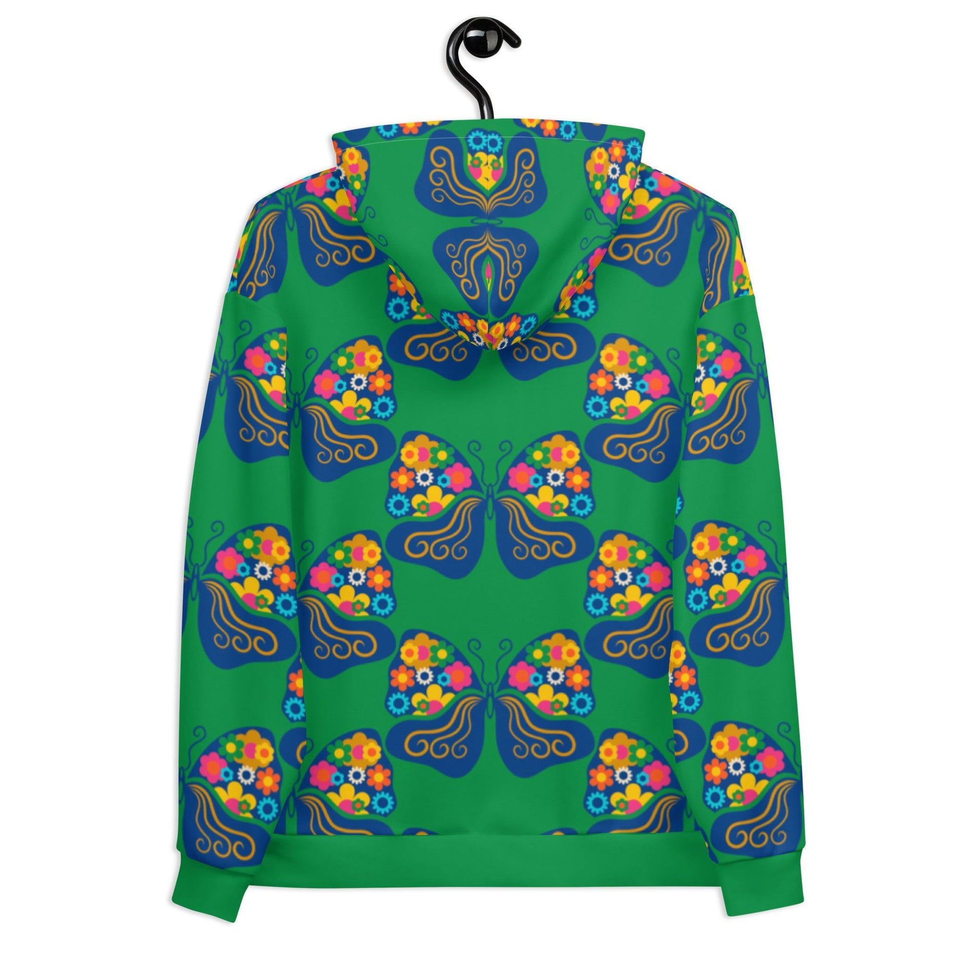 FAB FLOVERYFLY green - Hoodie | SHALMIAK