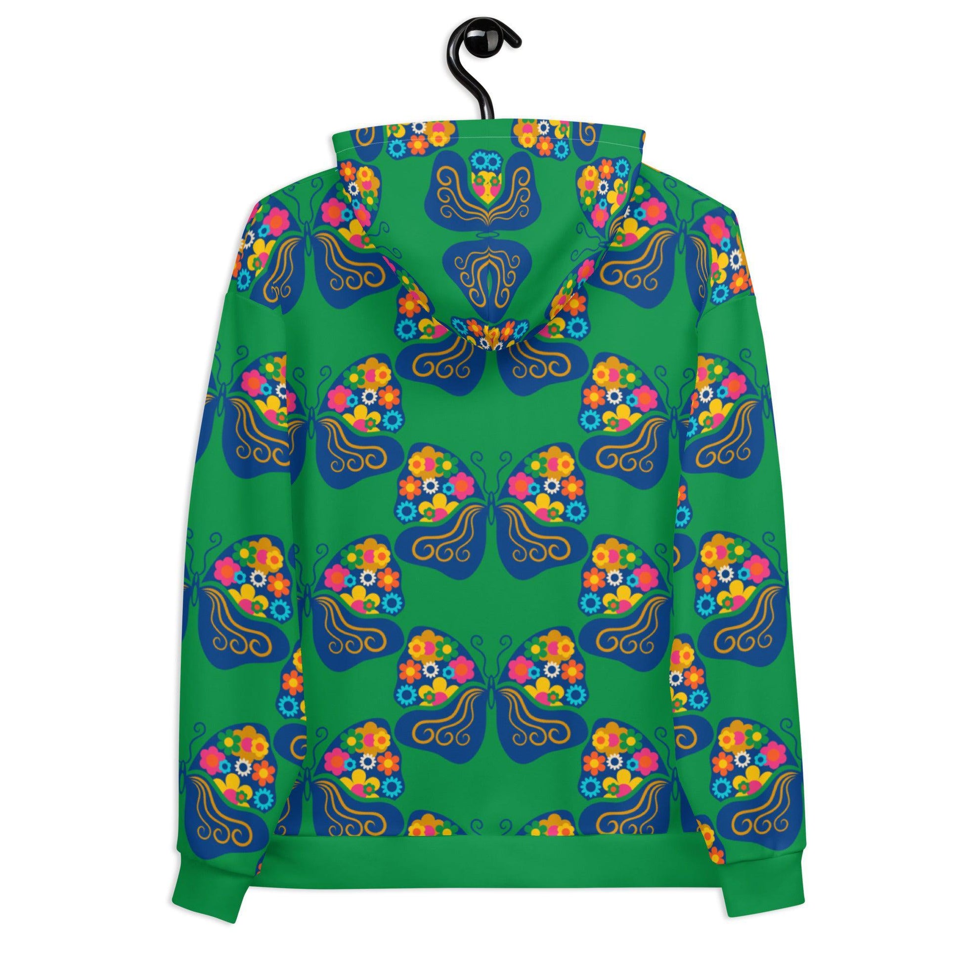 FAB FLOVERYFLY green - Hoodie | SHALMIAK