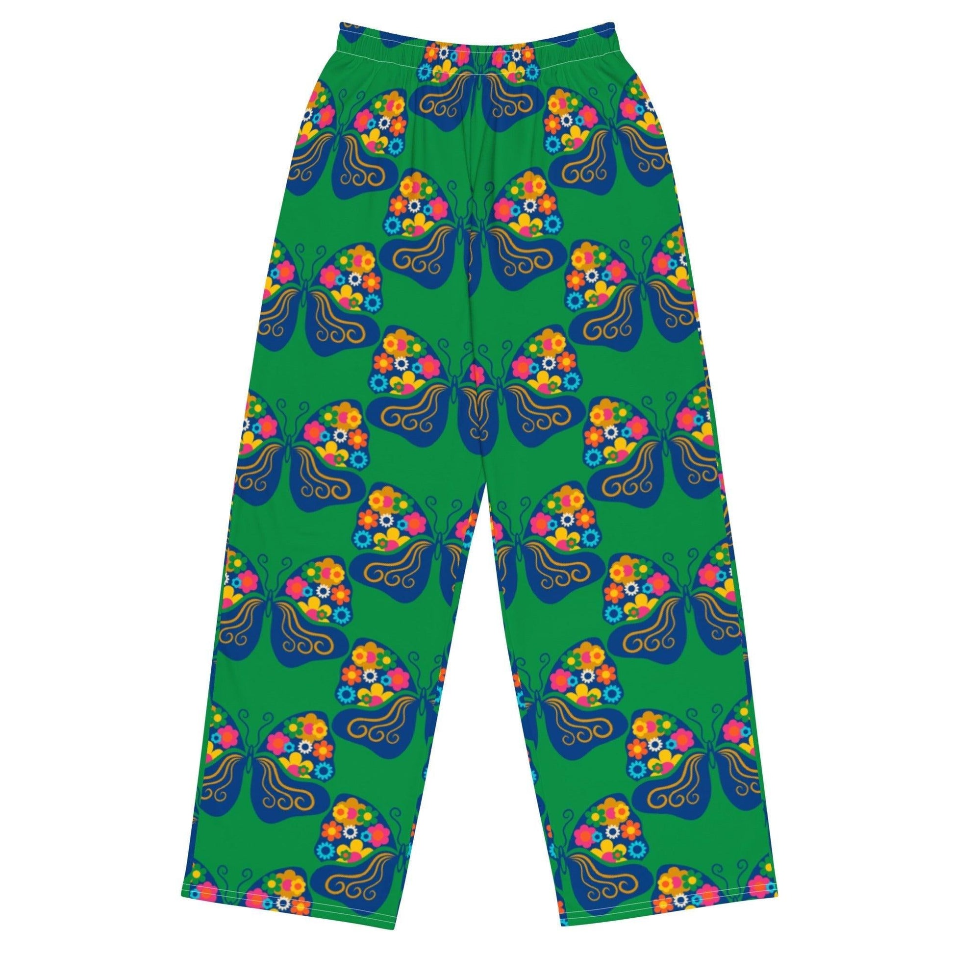 FAB FLOVERYFLY green - Pants | SHALMIAK