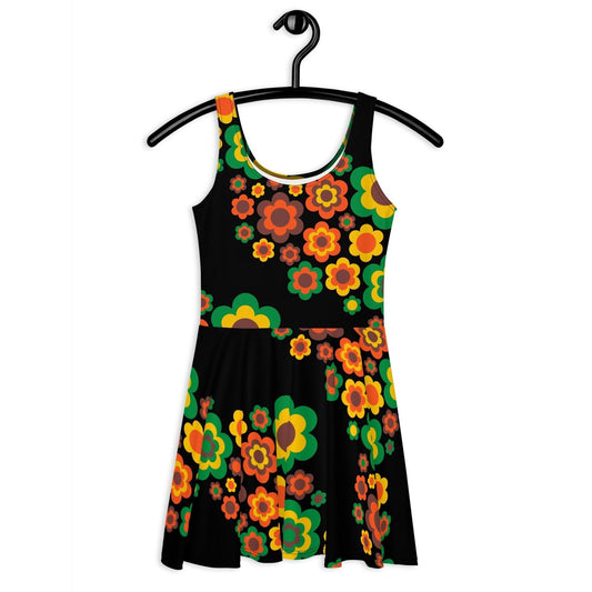 FLORA FOREVER retro - Skater Dress | SHALMIAK
