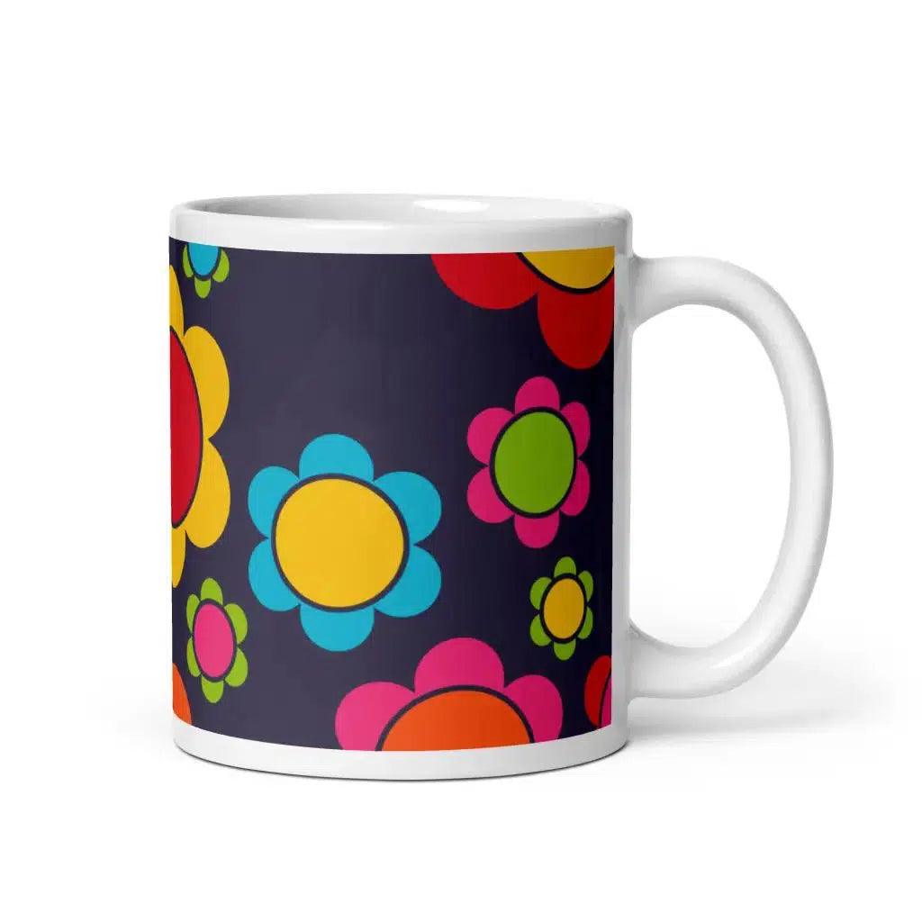 FLORA PEACE darkblue - Mug