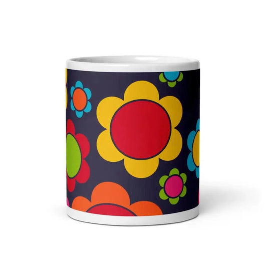 FLORA PEACE darkblue - Mug | SHALMIAK