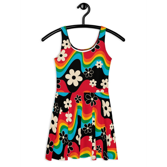 FLORA RAVE - Skater Dress | SHALMIAK