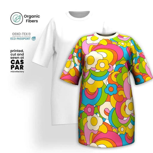 FLORENCE happy - Organic Cotton T-Shirt Dress | SHALMIAK