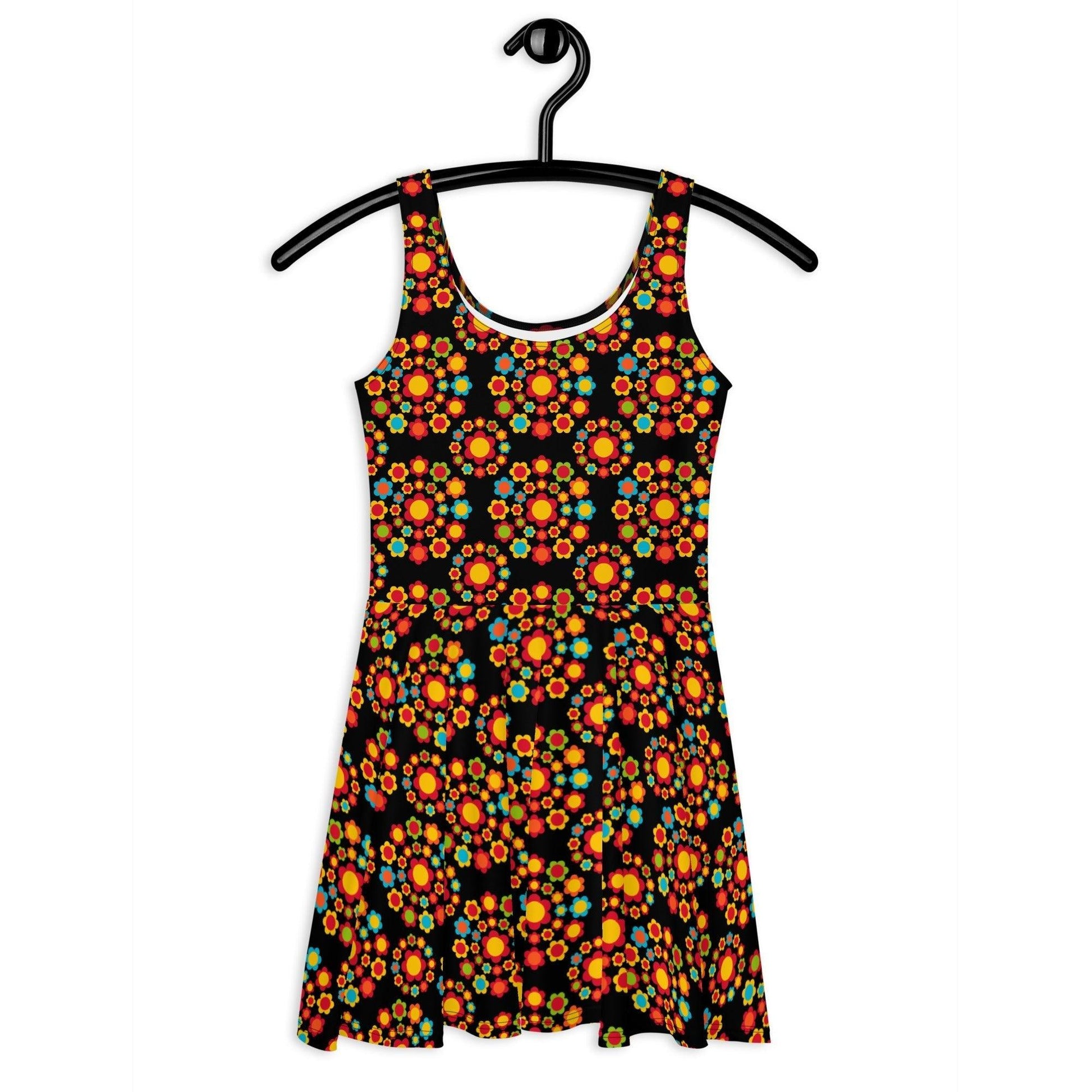 FLOWERSHOP color - Skater Dress | SHALMIAK