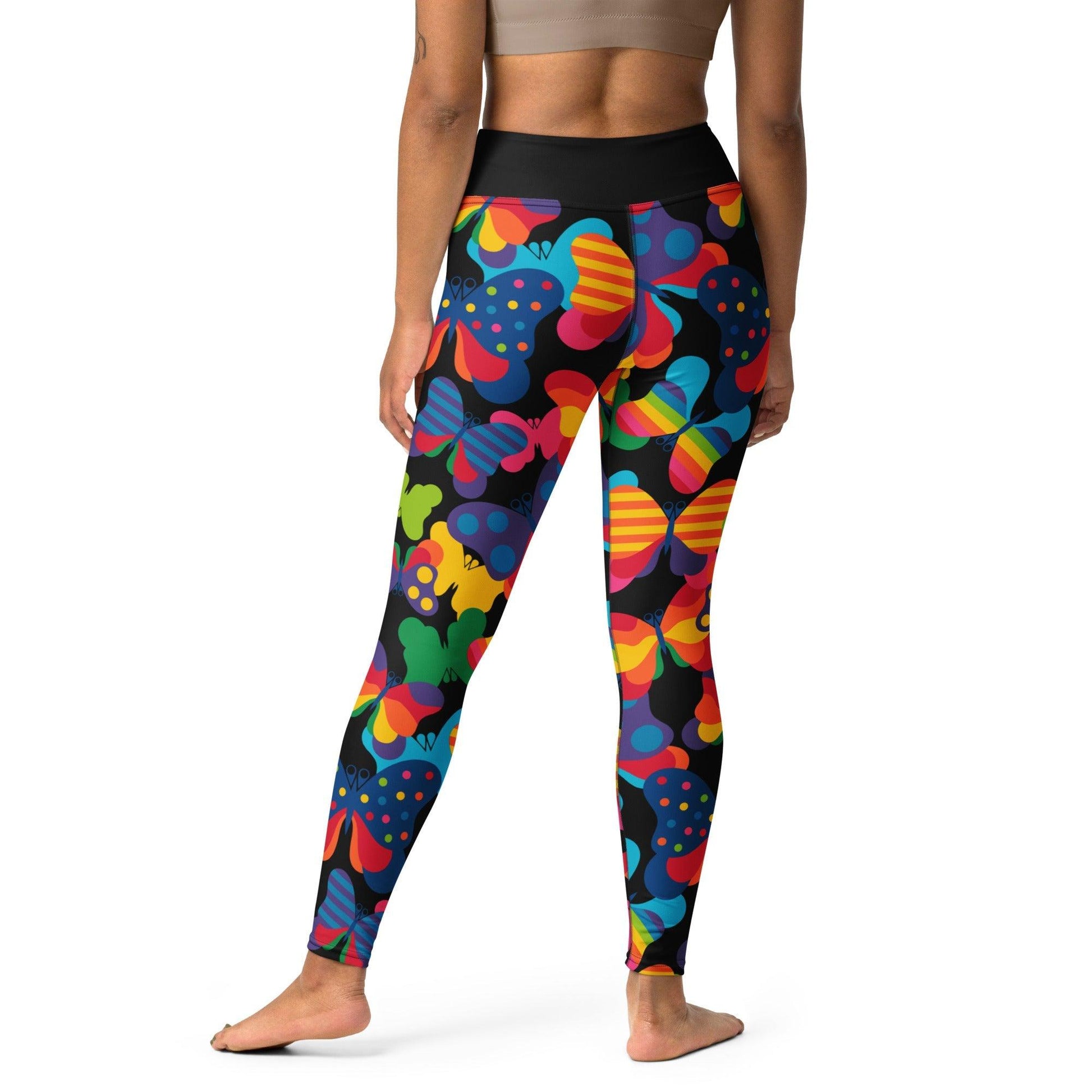 FLYRAVE black -2- Yoga Leggings | SHALMIAK