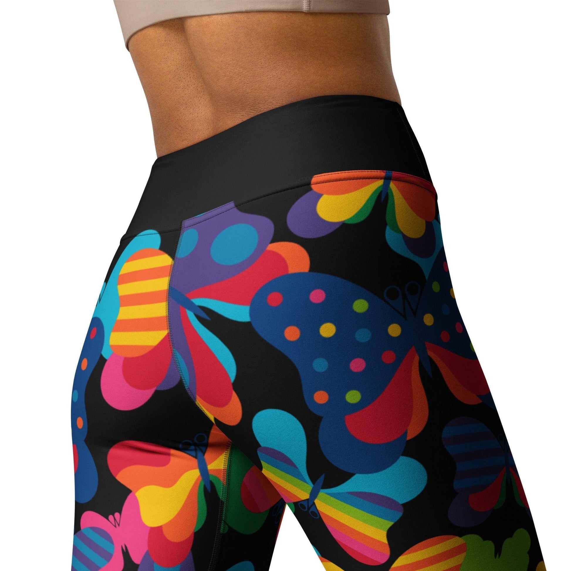 FLYRAVE black -2- Yoga Leggings | SHALMIAK