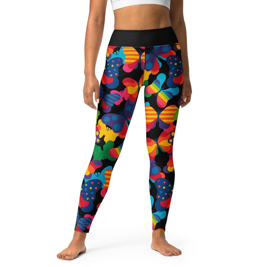 FLYRAVE black -2- Yoga Leggings | SHALMIAK