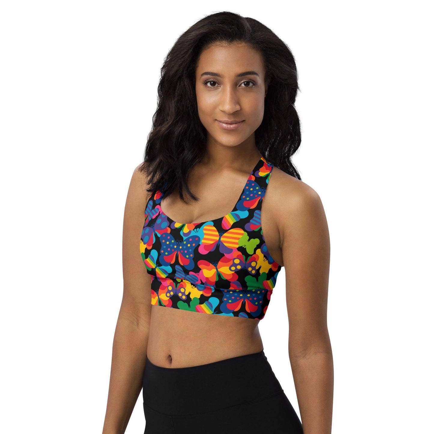 Sports Bra - FLYRAVE black | SHALMIAK