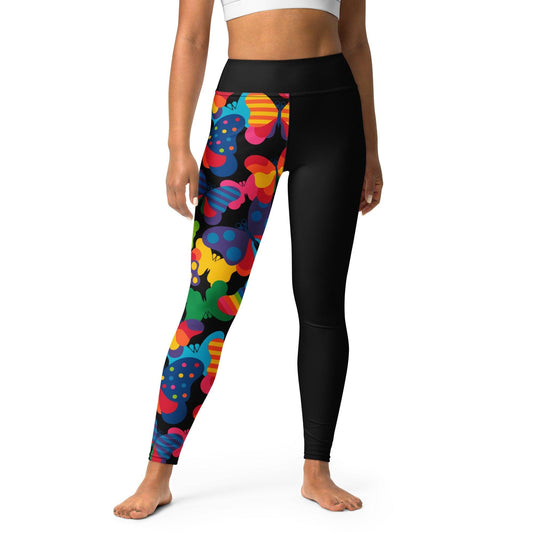 FLYRAVE black - Yoga Leggings | SHALMIAK