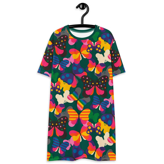 FLYRAVE green - T-Shirt Dress | SHALMIAK