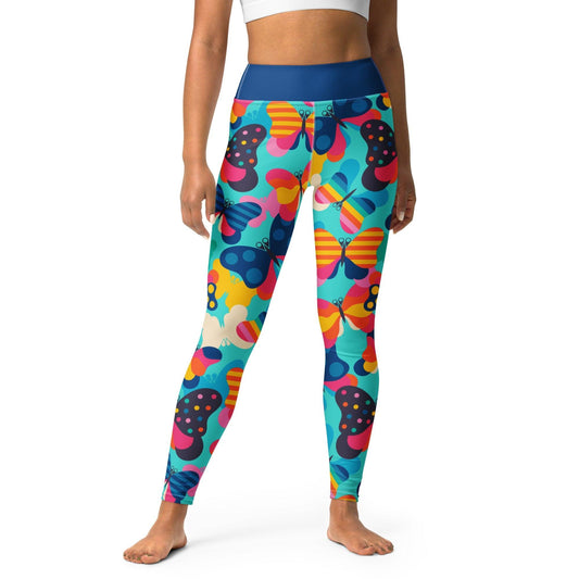 FLYRAVE turquoise -2- Yoga Leggings | SHALMIAK