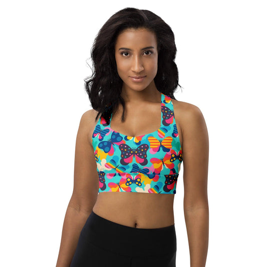 Sports Bra - FLYRAVE turquoise | SHALMIAK