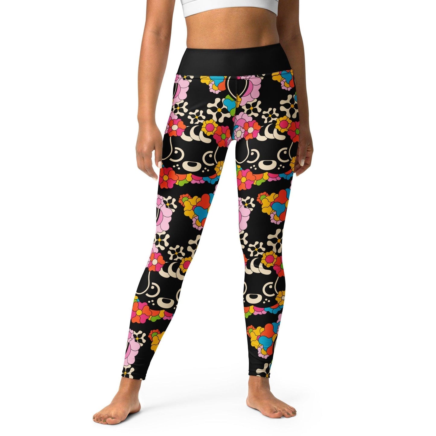 FUNKYPUP black -2- Yoga Leggings | SHALMIAK