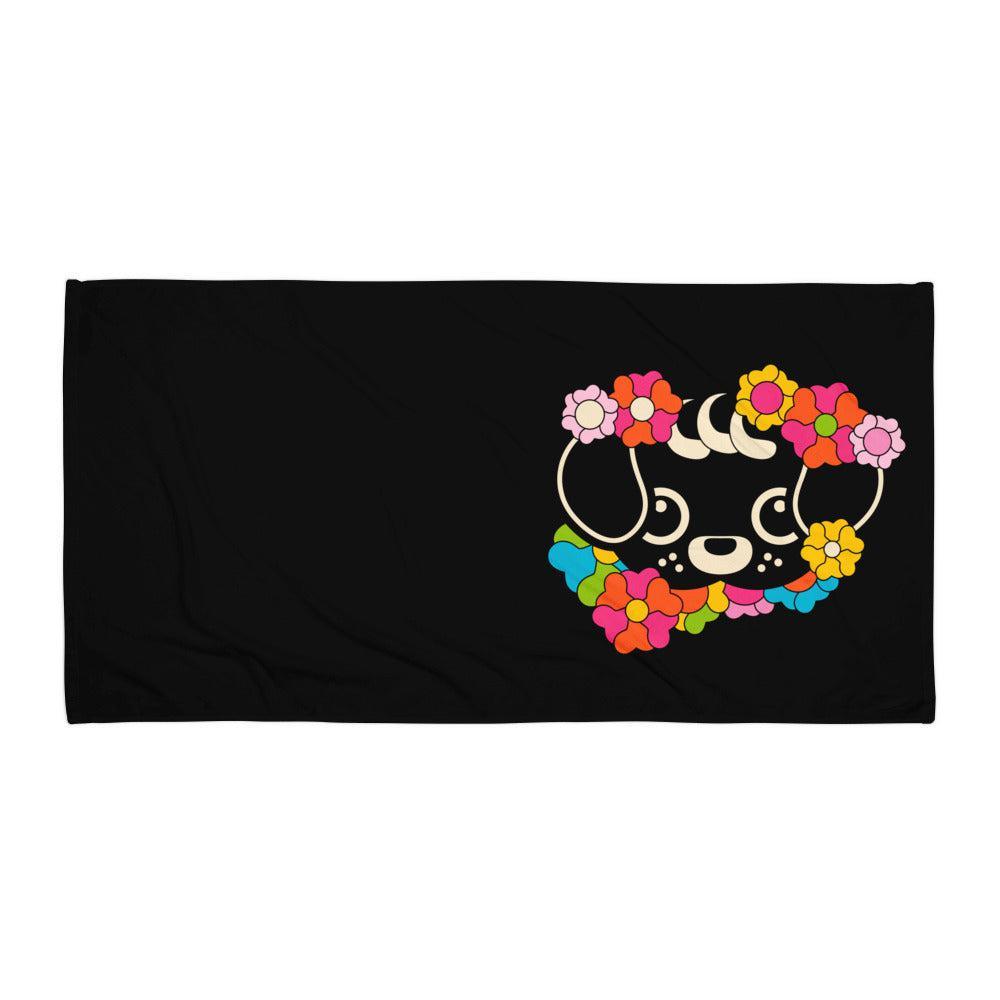 FUNKYPUP black (just pup) - Towel | SHALMIAK